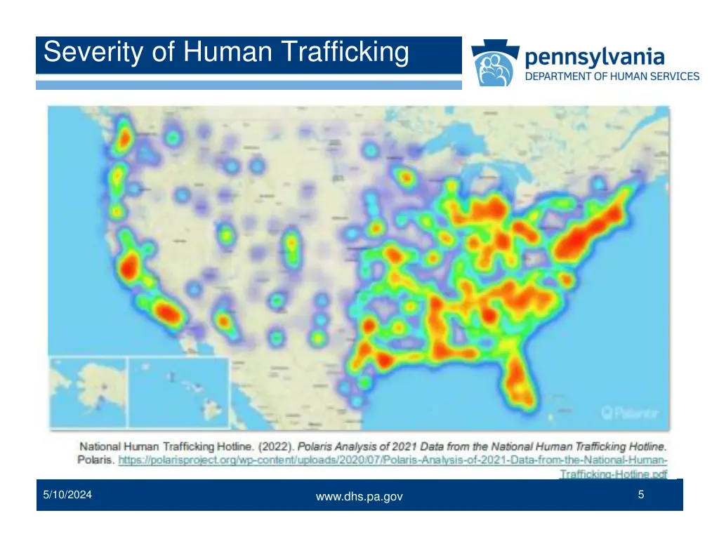 severity of human trafficking