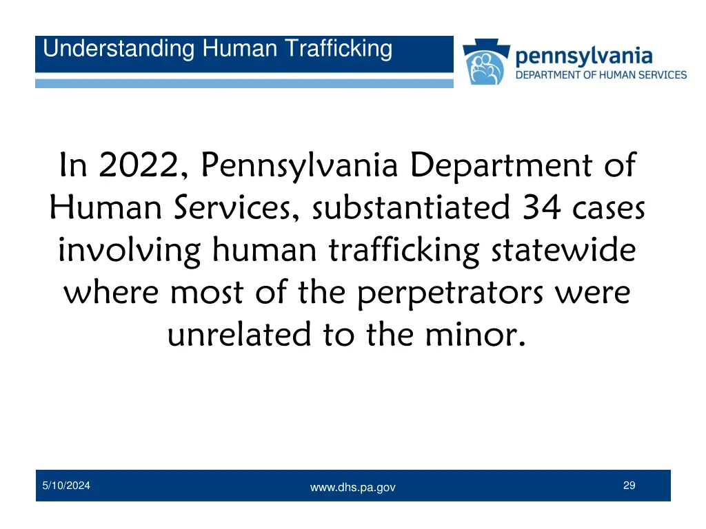 understanding human trafficking