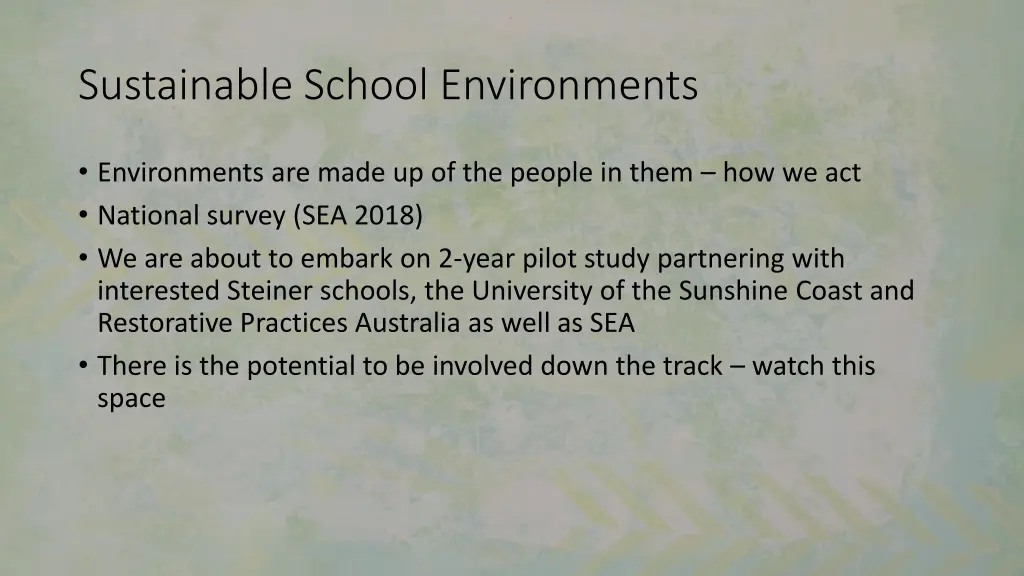 sustainable school environments