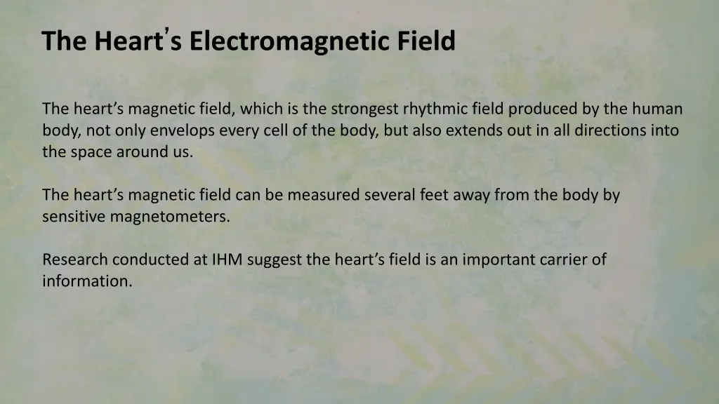 the heart s electromagnetic field