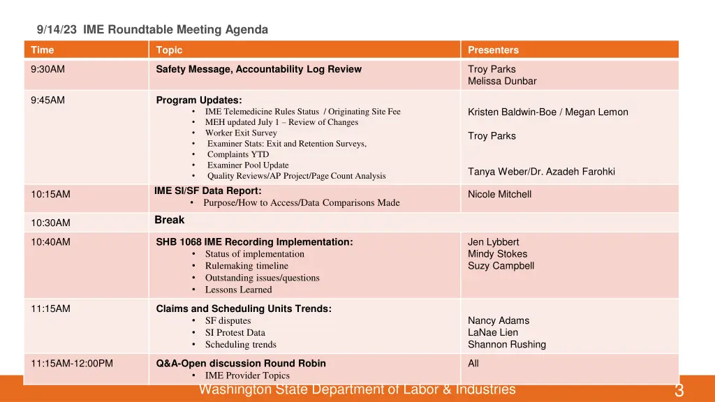 9 14 23 ime roundtable meeting agenda