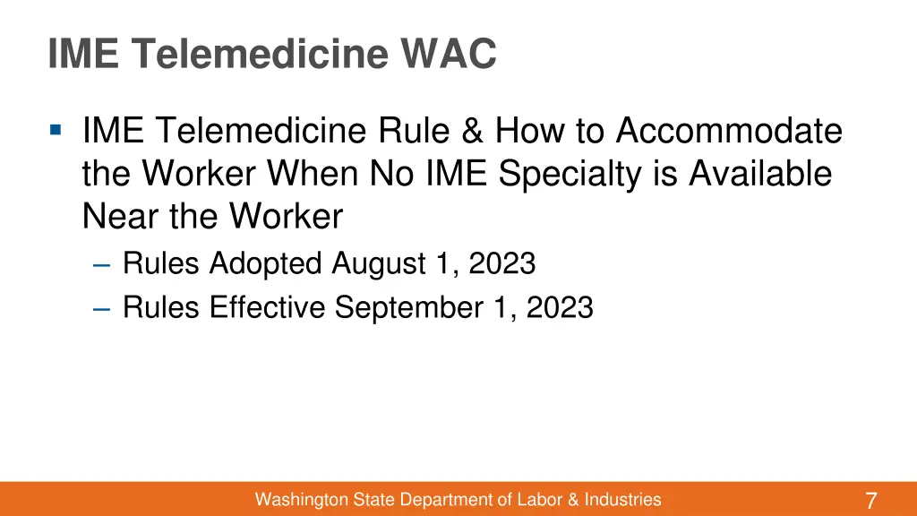 ime telemedicine wac