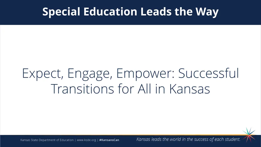 special education leads the way
