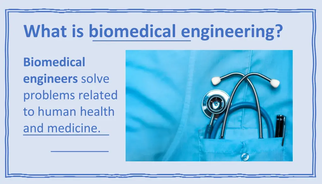 what is biomedical engineering