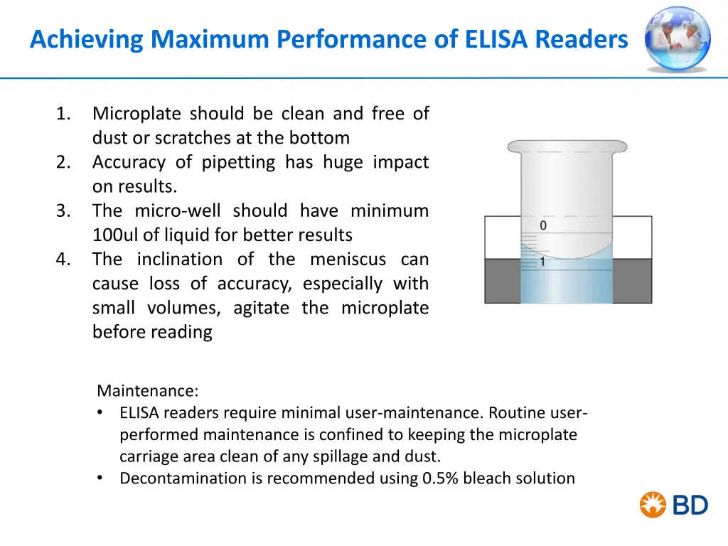 achieving maximum performance of elisa readers