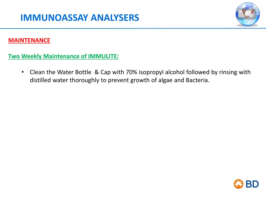 immunoassay analysers 10