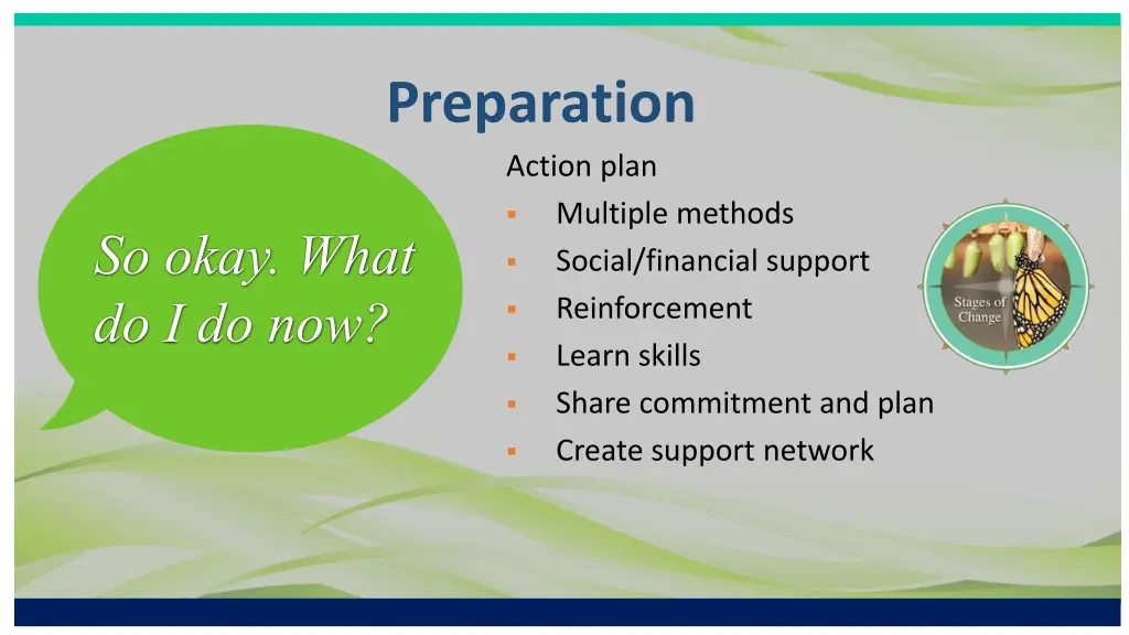 preparation action plan