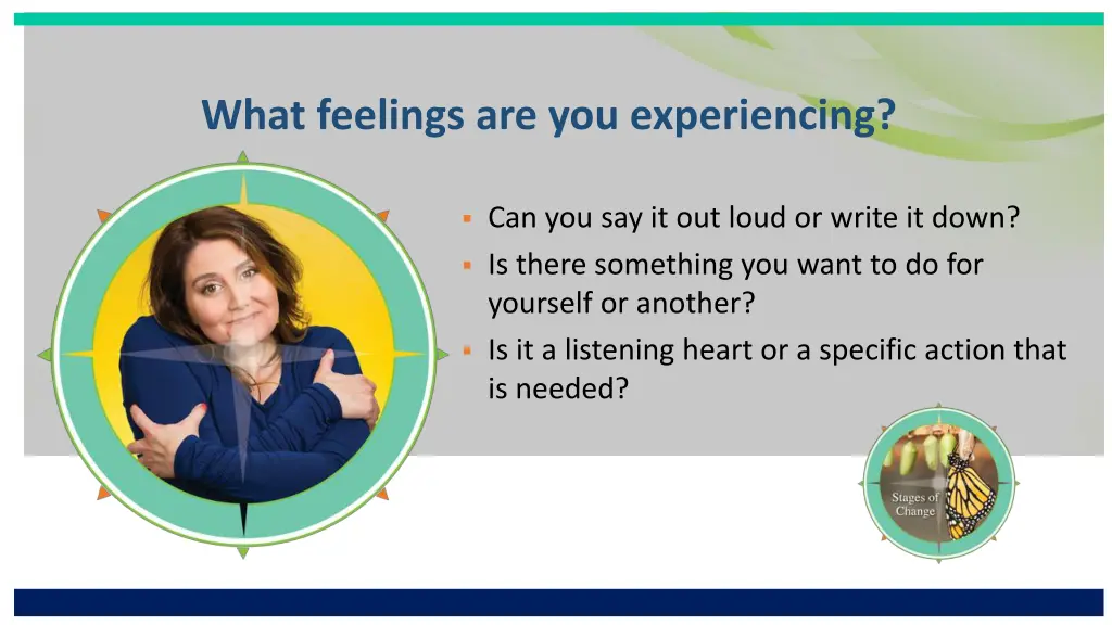 what feelings are you experiencing