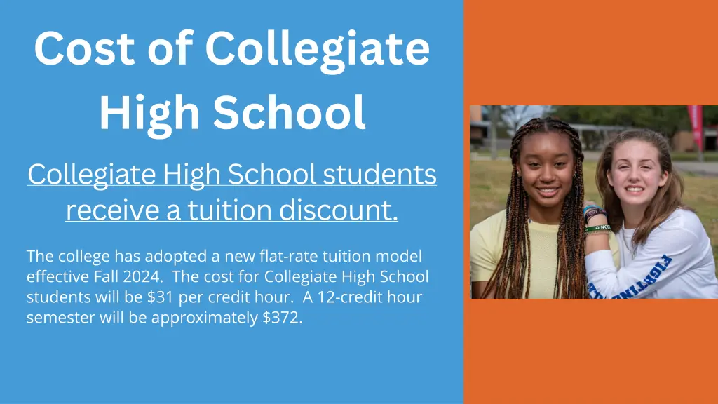 cost of collegiate high school