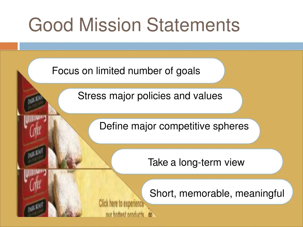 good mission statements