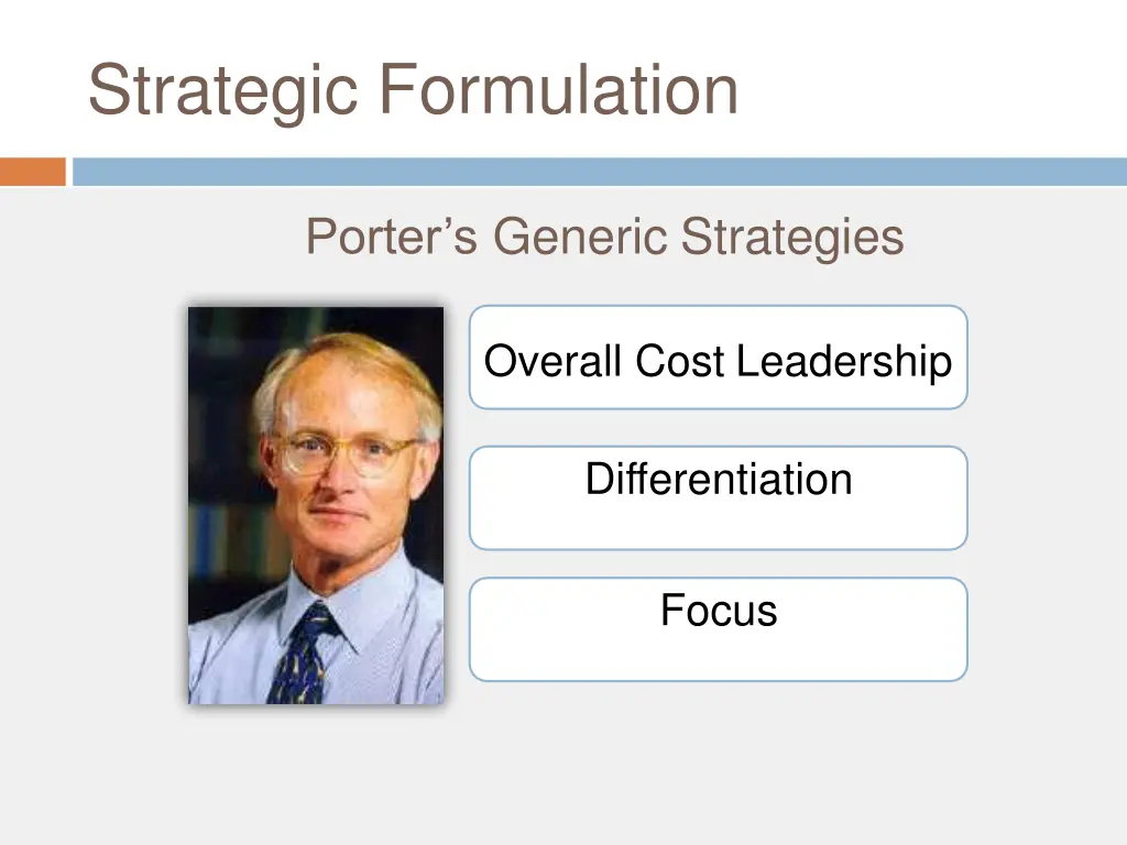 strategic formulation