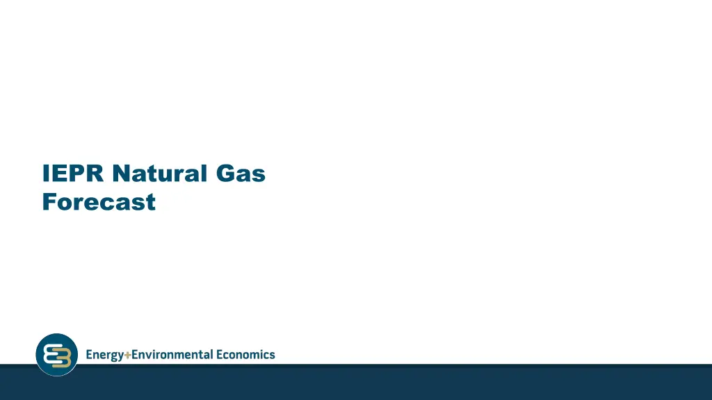 iepr natural gas forecast