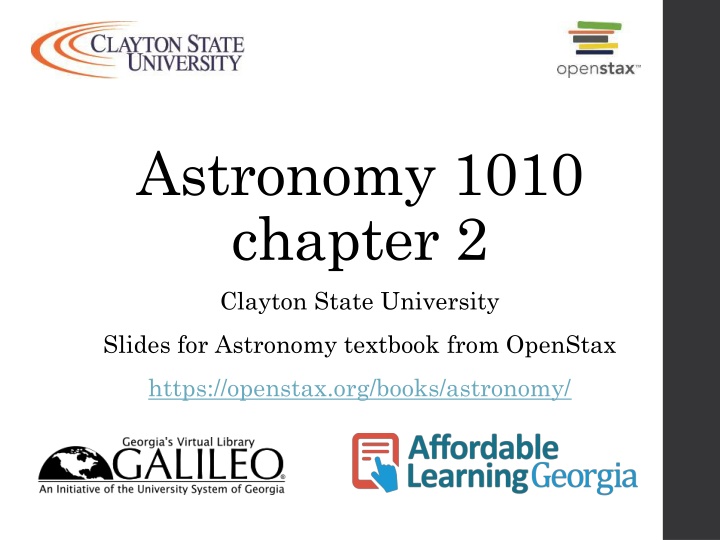 astronomy 1010 chapter 2