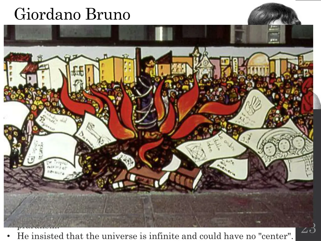 giordano bruno copernicus theories were not well