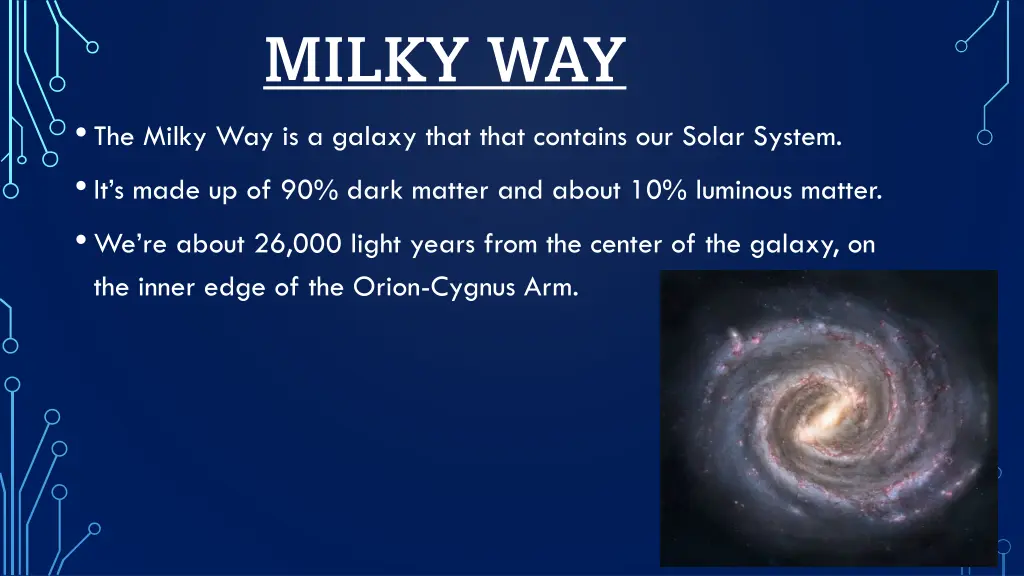 milky way