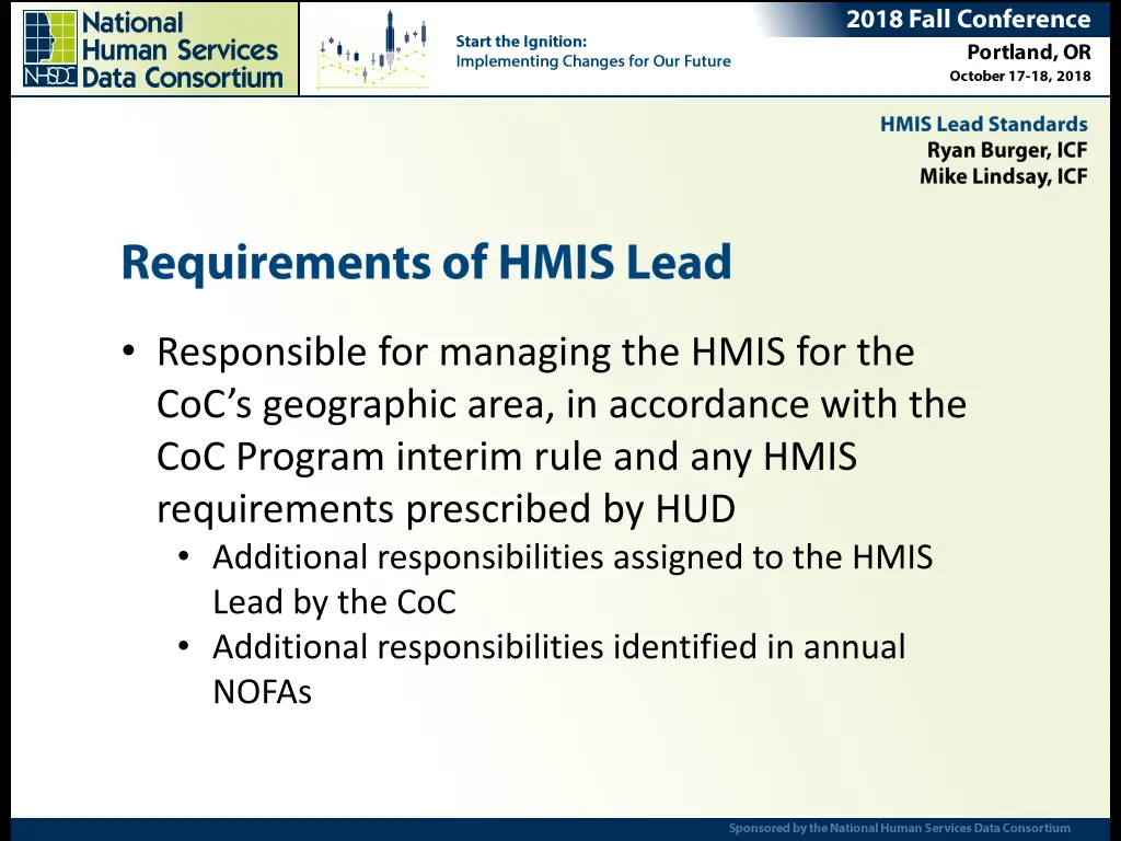 responsible for managing the hmis