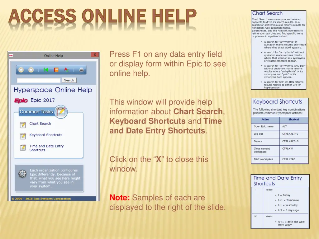access online help access online help