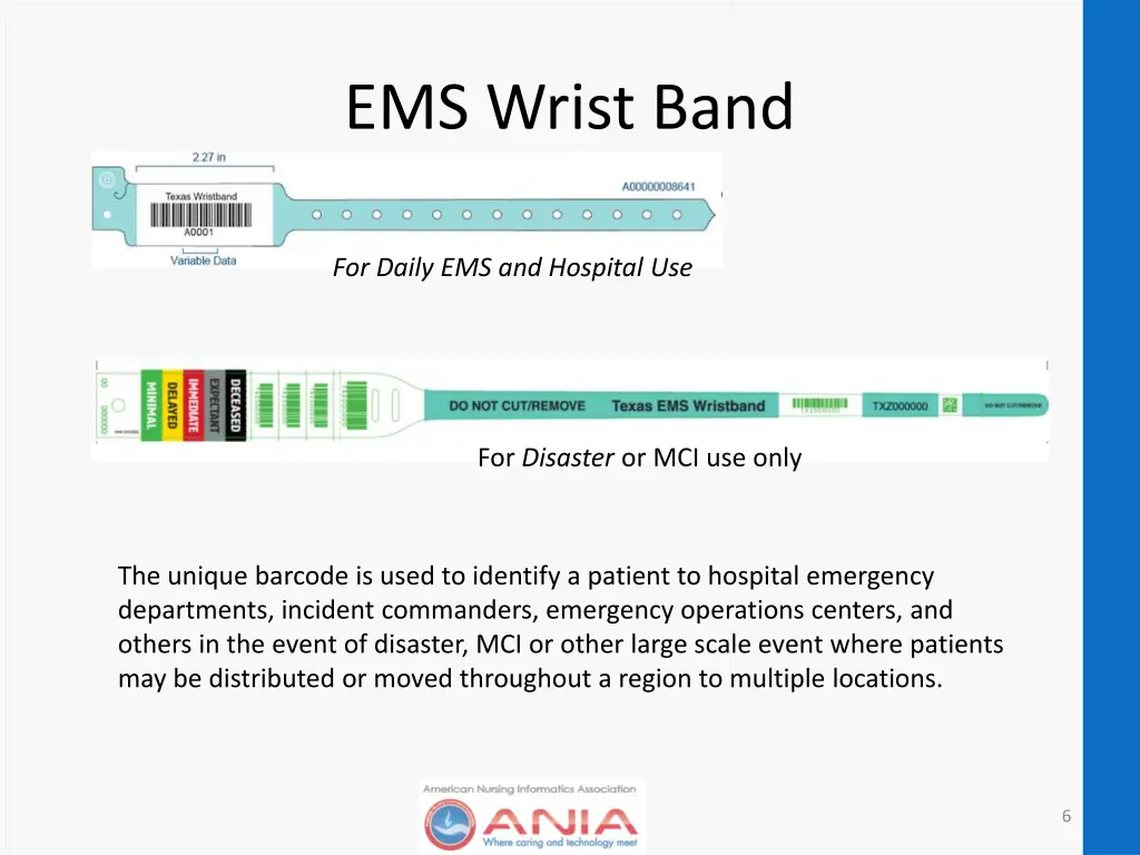 ems wrist band