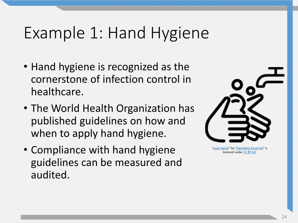 example 1 hand hygiene