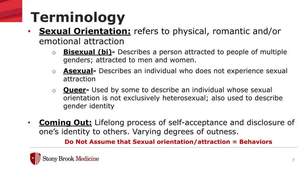 terminology sexual orientation refers to physical