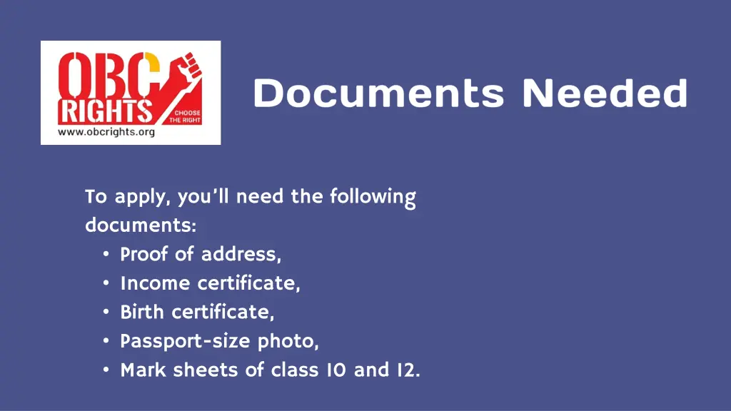 to apply you ll need the following documents