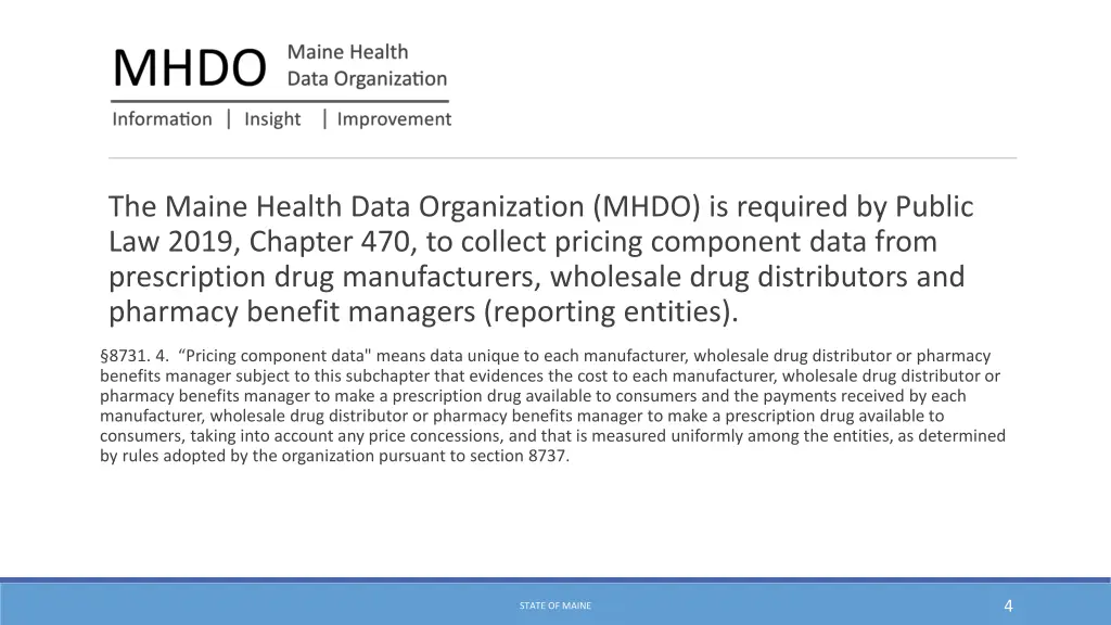 the maine health data organization mhdo