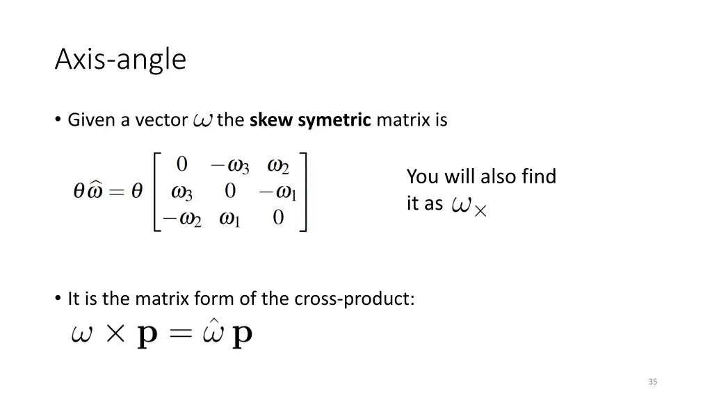 axis angle 1