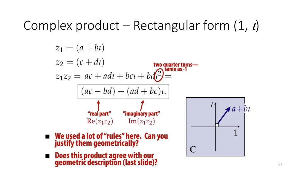 complex product rectangular form 1