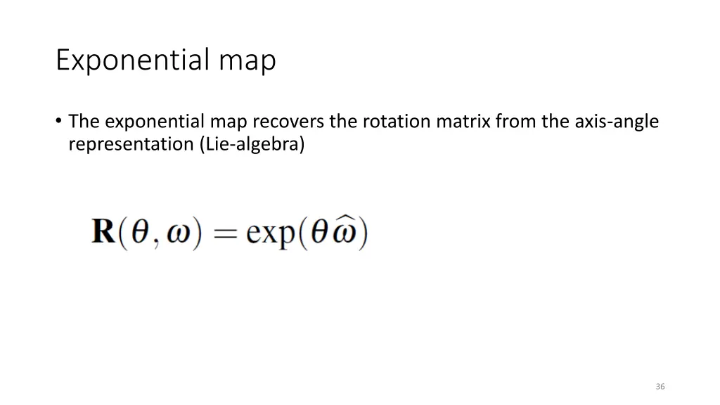 exponential map