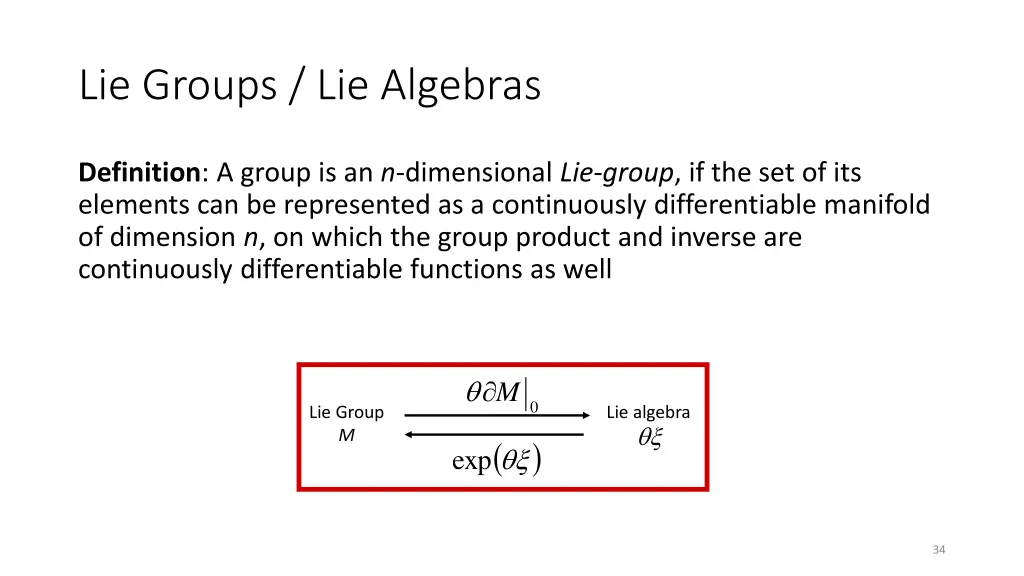 lie groups lie algebras