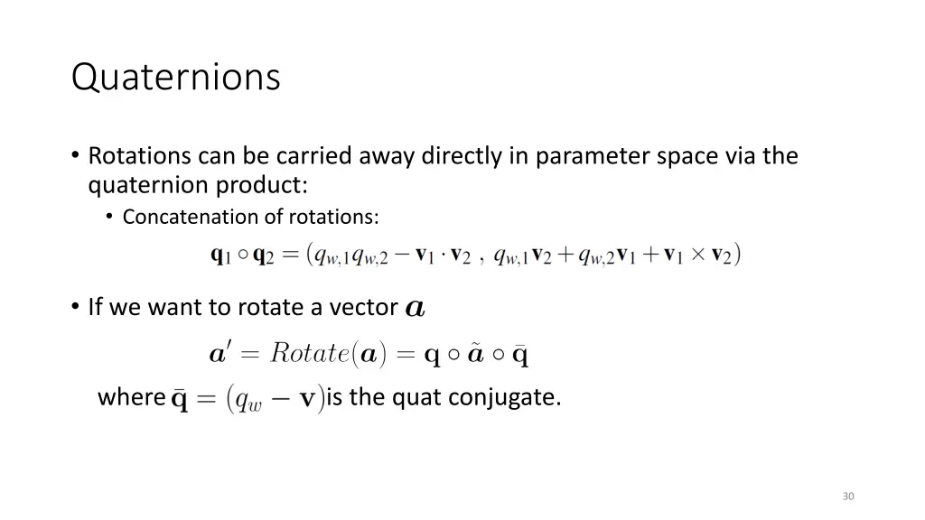 quaternions 2