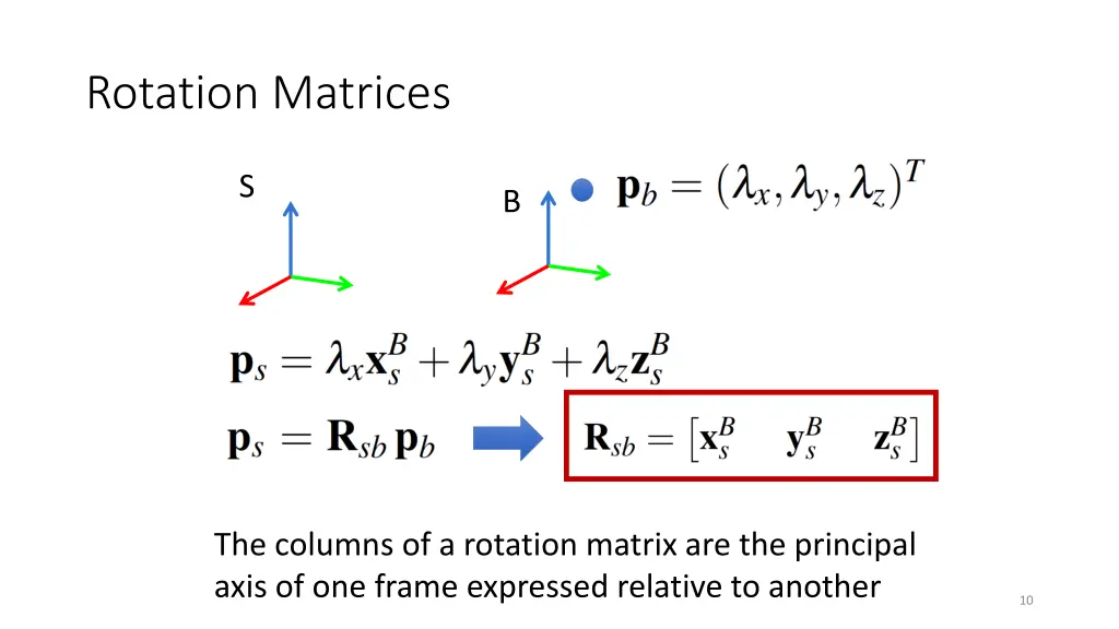 rotation matrices