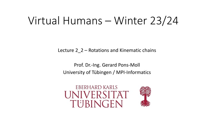 virtual humans winter 23 24