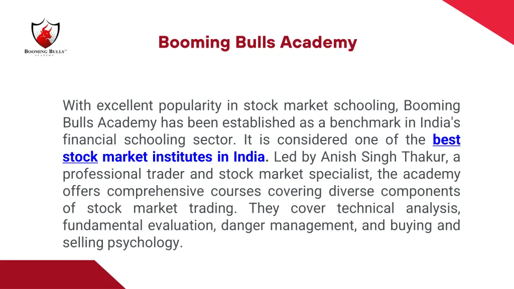 booming bulls academy 1