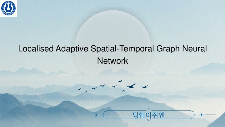 localised adaptive spatial temporal graph neural