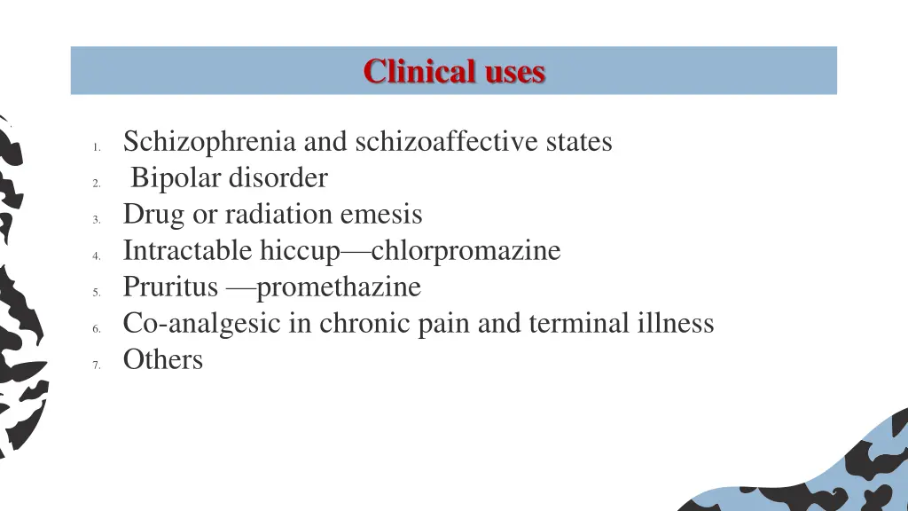 clinical uses