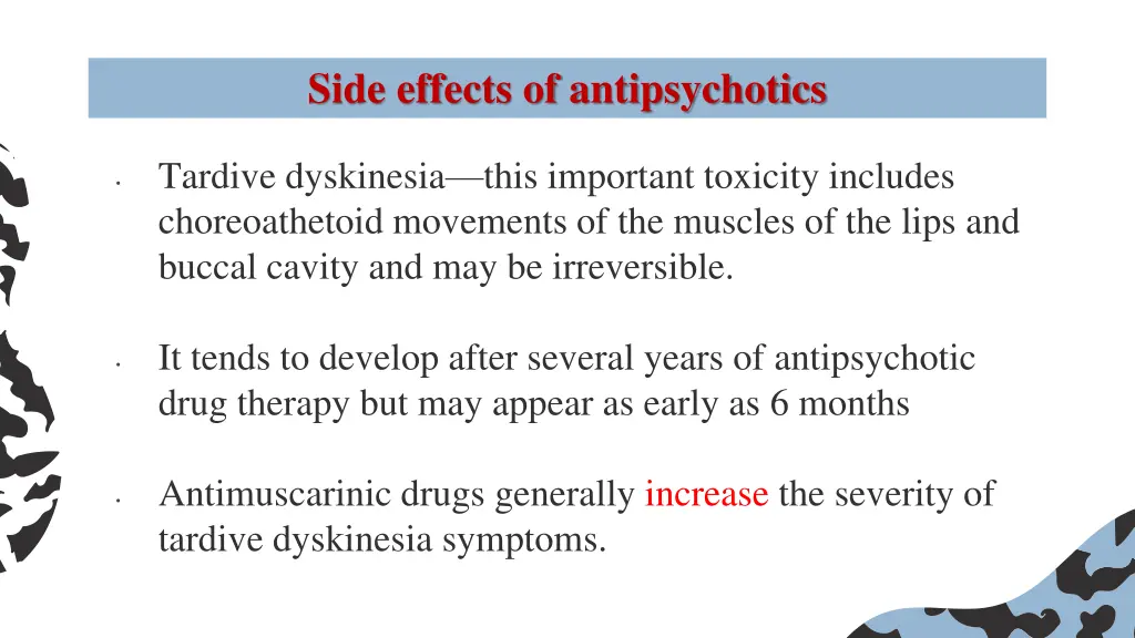side effects of antipsychotics 1