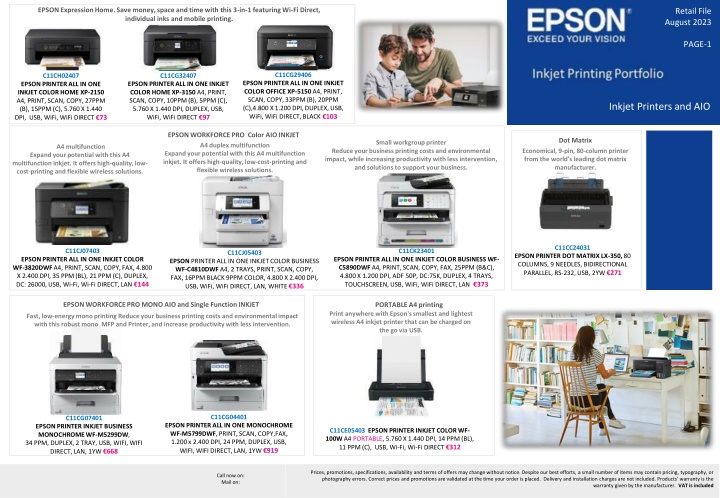 epson expression home save money space and time