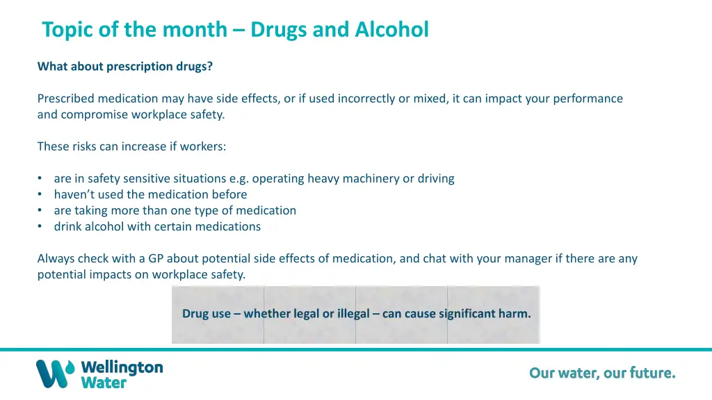 topic of the month drugs and alcohol 1