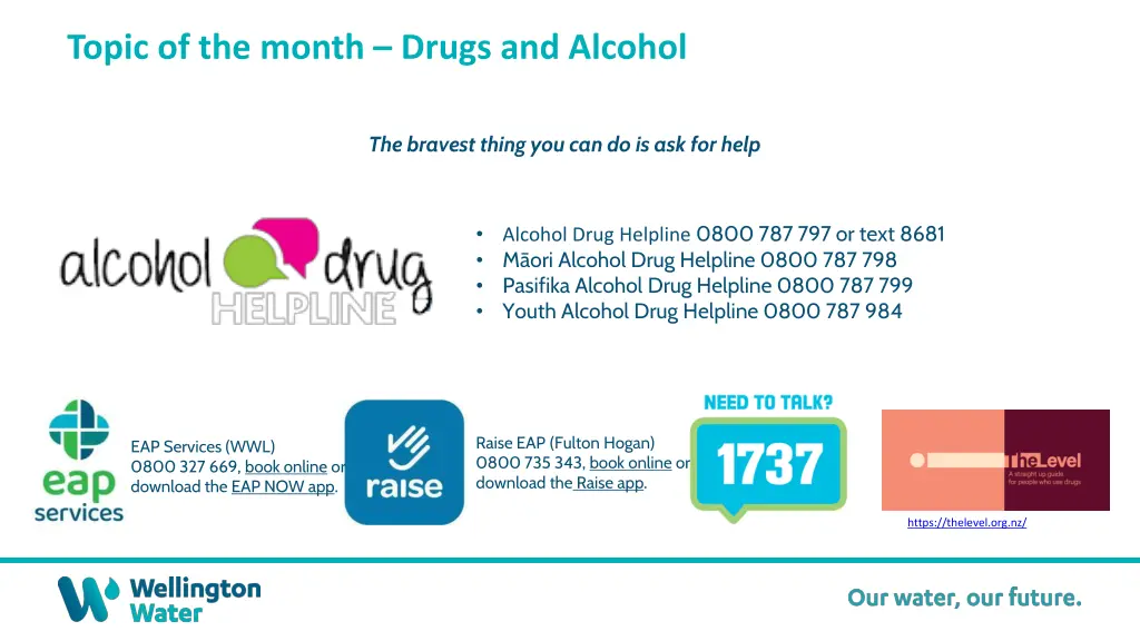 topic of the month drugs and alcohol 2