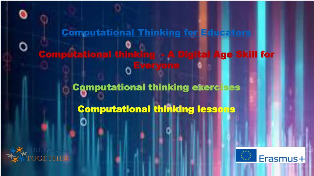 computational thinking for educators