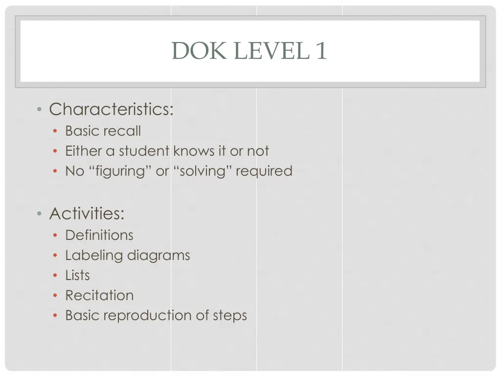 dok level 1