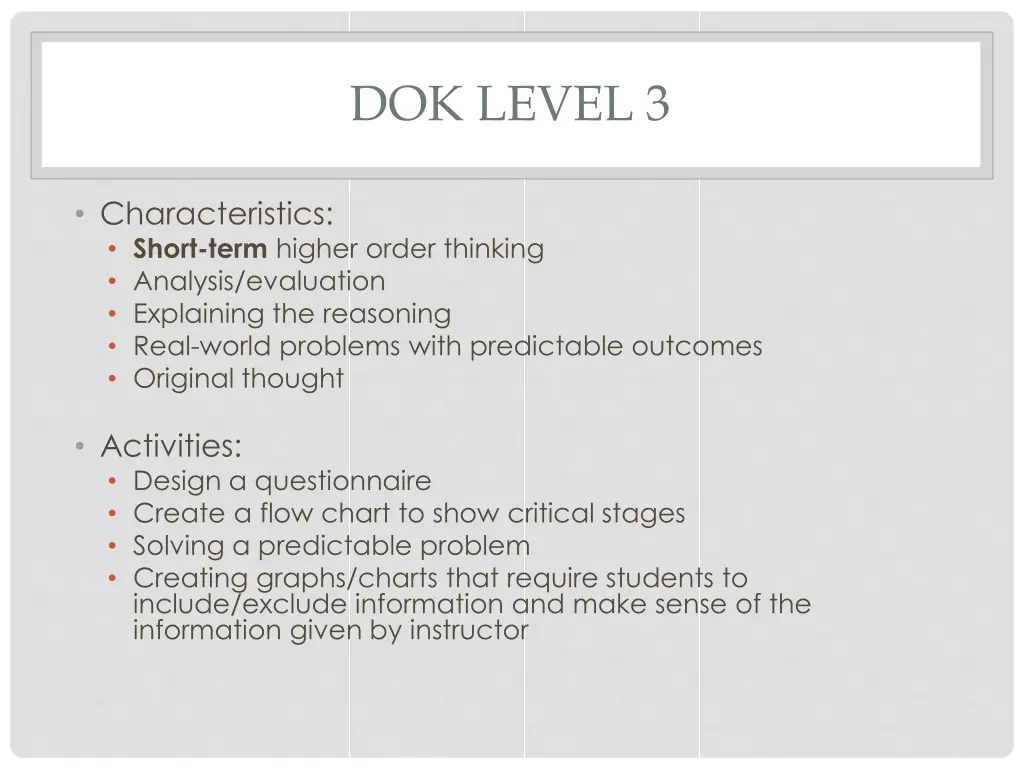 dok level 3