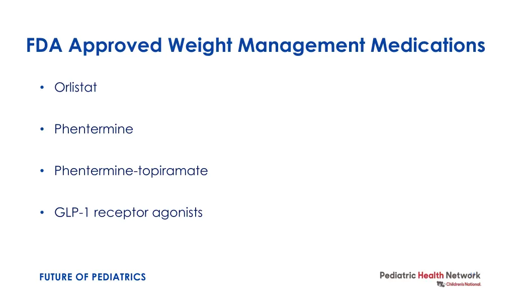 fda approved weight management medications