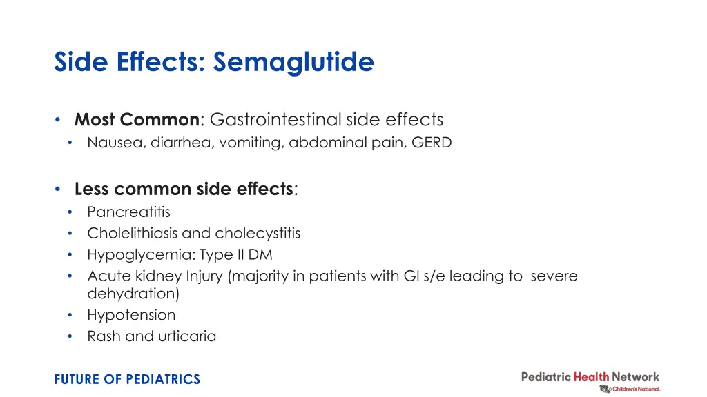 side effects semaglutide