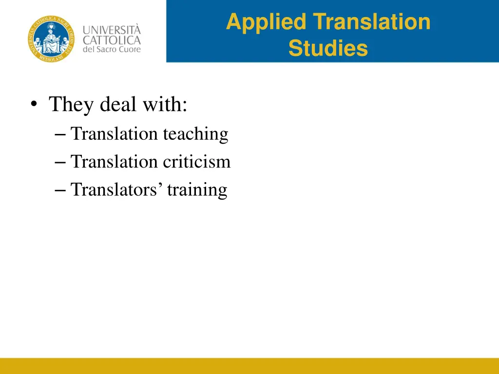 applied translation studies