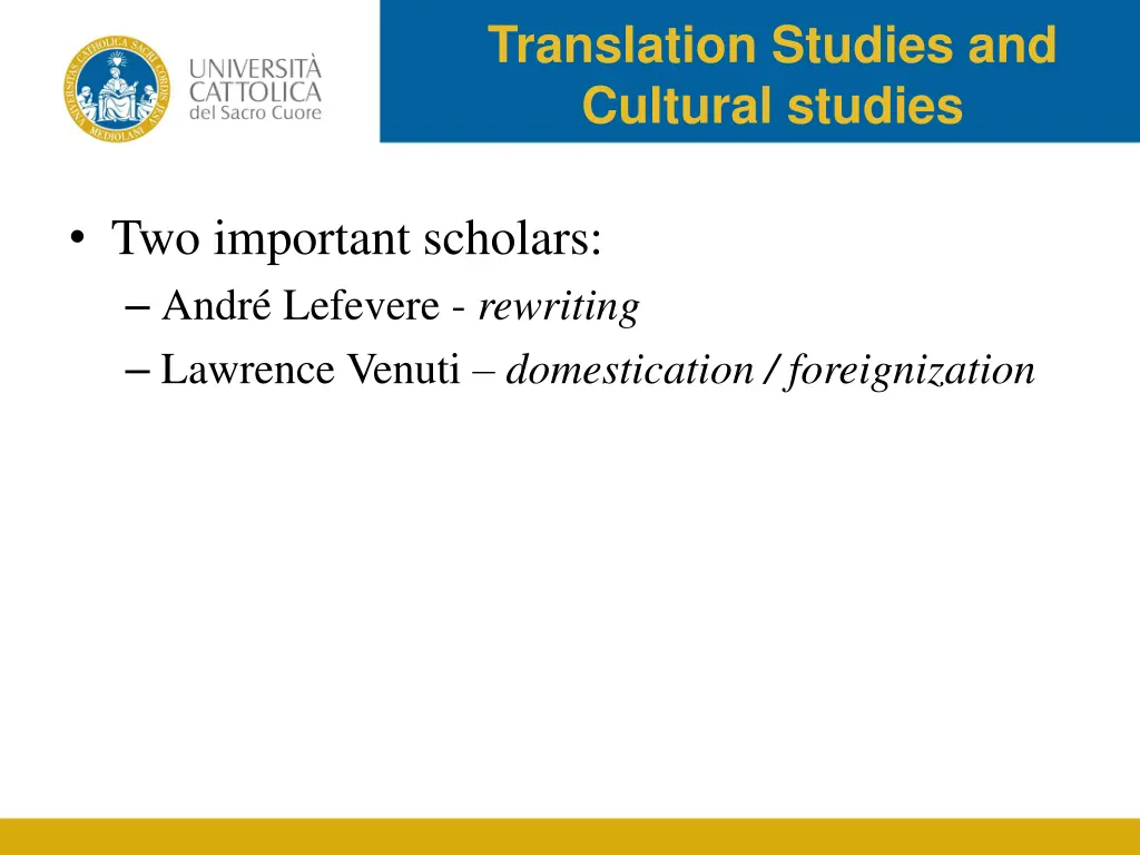 translation studies and cultural studies