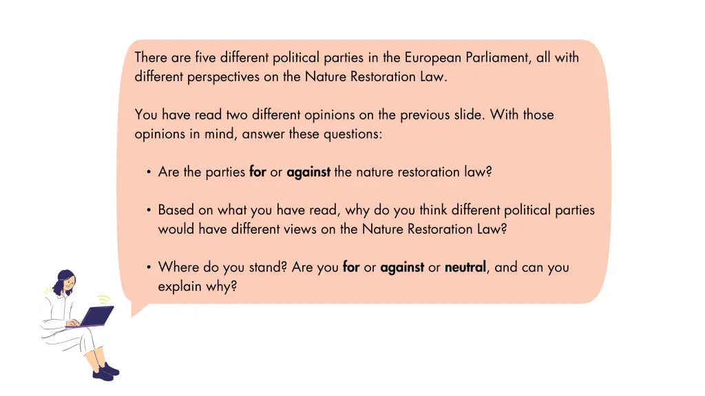 there are five different political parties