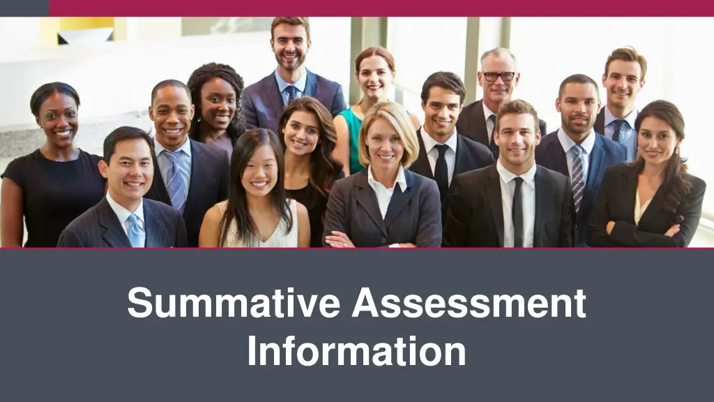 summative assessment information