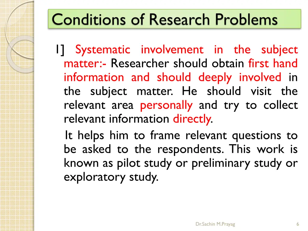 conditions of research problems 1